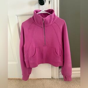 Lululemon half-zip scuba sweatshirt
